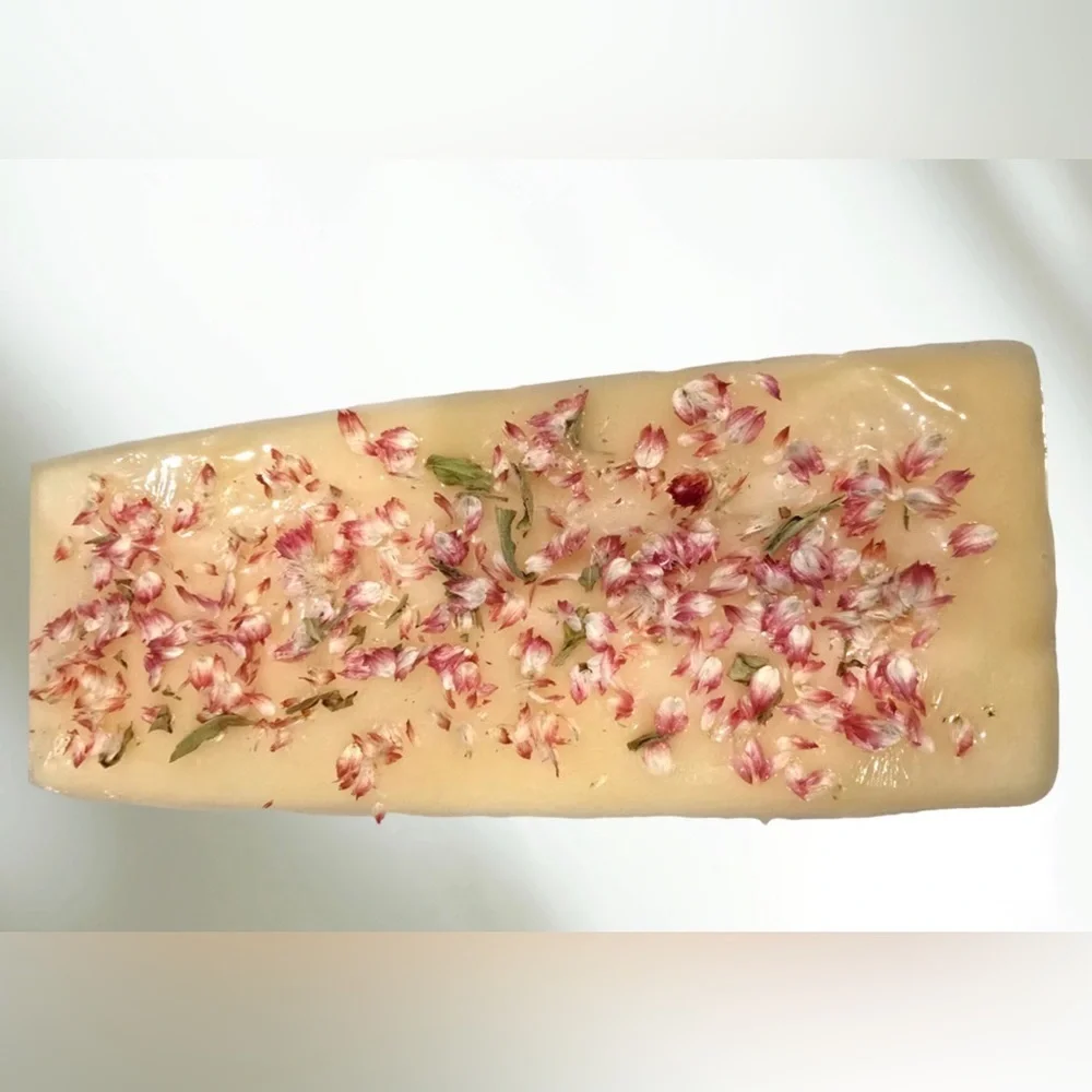 Florinda Beauty - Cherry Blossom Soap Pink and Cream Handmade Soap 4.5 oz NWT